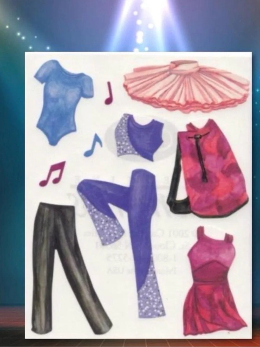 $1 Dance Dress-Up STICKERS $1 WITH ANY $10 ORDER OR MORE